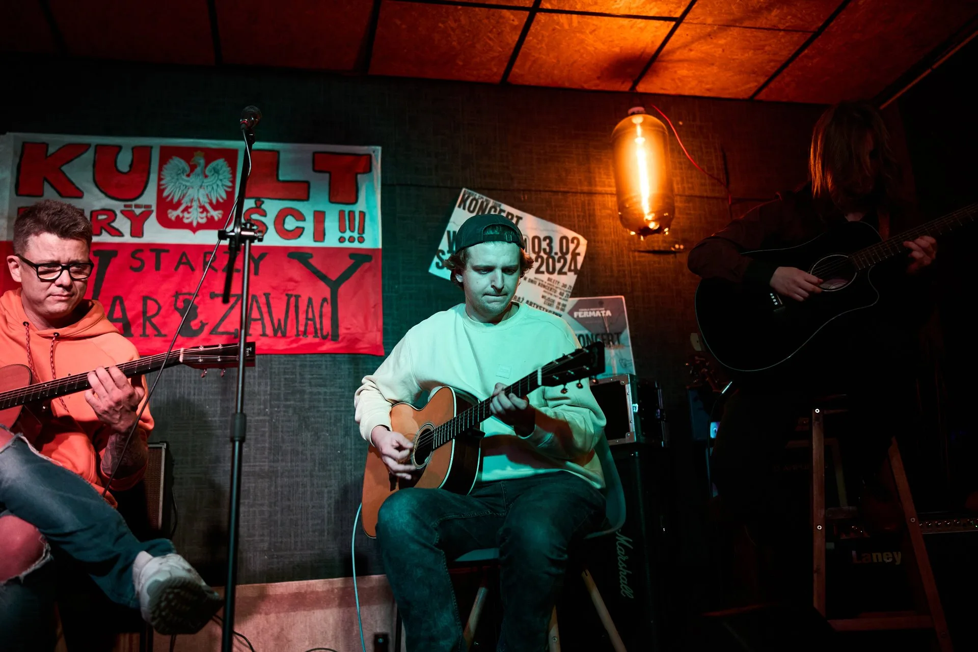 Rafał Bajus, Paweł Makowiecki, Bartosz Tytus Jasiński - jam session @ Garaż artystyczny 19.09.2024r.